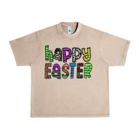 French Oak Happy Easter Urban Heavy Tee - CowhideDigitalArt