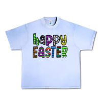 Grape Ice Happy Easter Urban Heavy Tee - CowhideDigitalArt