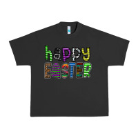 Pigment Black Happy Easter Urban Heavy Tee - CowhideDigitalArt