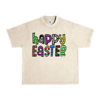 Sandshell Happy Easter Urban Heavy Tee - CowhideDigitalArt
