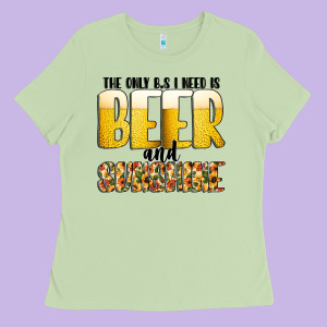 The Only C B S I Needis Beer And Sunshine Ladies Tee Designed By Cowhidedigitalart