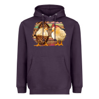 Plum Western Leopard and Serape Chicks Heavyweight Hoodie - Jasminsmagicworld