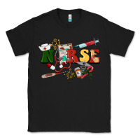 Black Christmas nurse Classic Tee - BarkalooDesign