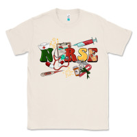 Natural Christmas nurse Classic Tee - BarkalooDesign