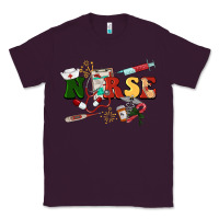 Plum Christmas nurse Classic Tee - BarkalooDesign