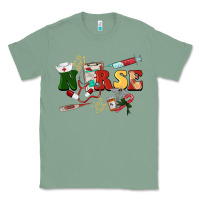 Sage Christmas nurse Classic Tee - BarkalooDesign