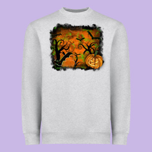 Halloween Backround Heavyweight Sweatshirt Designed By Ranaportraitstore