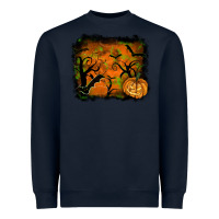 Navy halloween backround Heavyweight Sweatshirt - RanaPortraitStore