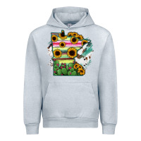 Heather Grey Minnesota State Map Urban Hoodie - RanaPortraitStore