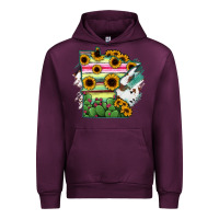 Mauve Wine Minnesota State Map Urban Hoodie - RanaPortraitStore
