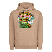 Pigment Burro Minnesota State Map Urban Hoodie - RanaPortraitStore