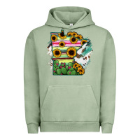 Pigment Oil Green Minnesota State Map Urban Hoodie - RanaPortraitStore