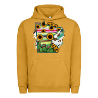 Pigment Peanut Butter Minnesota State Map Urban Hoodie - RanaPortraitStore