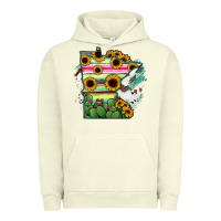Pigment Pistachio Minnesota State Map Urban Hoodie - RanaPortraitStore