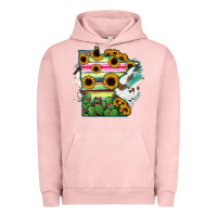 Pigment Salmon Minnesota State Map Urban Hoodie - RanaPortraitStore