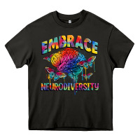 Asphalt Embrace neurodiversity Autism Heavy Core Tee - FaDigitalArtStudio