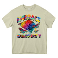 Mossy Embrace neurodiversity Autism Heavy Core Tee - FaDigitalArtStudio