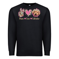 Black Peace Love Labrador Premium Sweatshirt - Jasminsmagicworld