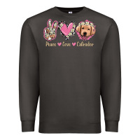 Smoke Peace Love Labrador Premium Sweatshirt - Jasminsmagicworld