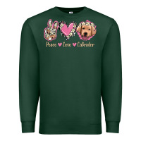 Sports Green Peace Love Labrador Premium Sweatshirt - Jasminsmagicworld