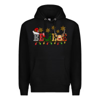 Black christmas believe Premium Hoodie - BarkalooDesign