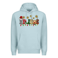 Blue Mist christmas believe Premium Hoodie - BarkalooDesign