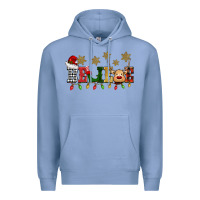 Colony Blue christmas believe Premium Hoodie - BarkalooDesign