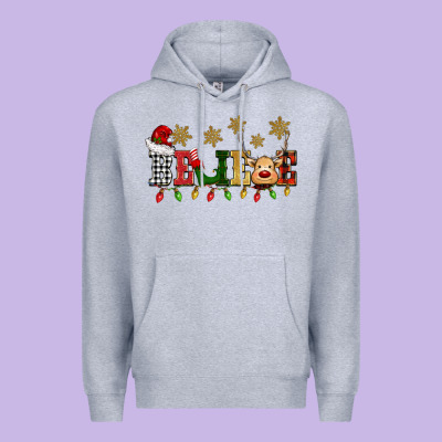 Christmas Believe Premium Hoodie Designed By Barkaloodesign