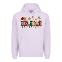 Lilac christmas believe Premium Hoodie - BarkalooDesign