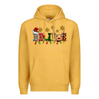 Mustard christmas believe Premium Hoodie - BarkalooDesign