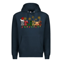 Navy christmas believe Premium Hoodie - BarkalooDesign