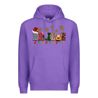 Purple christmas believe Premium Hoodie - BarkalooDesign