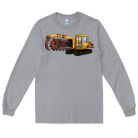 Heather Grey Thencher Chain Long Sleeve Tee - LillyAllenDesigns