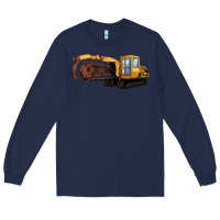 Navy Thencher Chain Long Sleeve Tee - LillyAllenDesigns