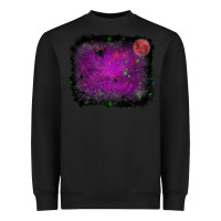 Black halloween backround moon Heavyweight Sweatshirt - RanaPortraitStore