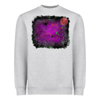Heather Grey halloween backround moon Heavyweight Sweatshirt - RanaPortraitStore