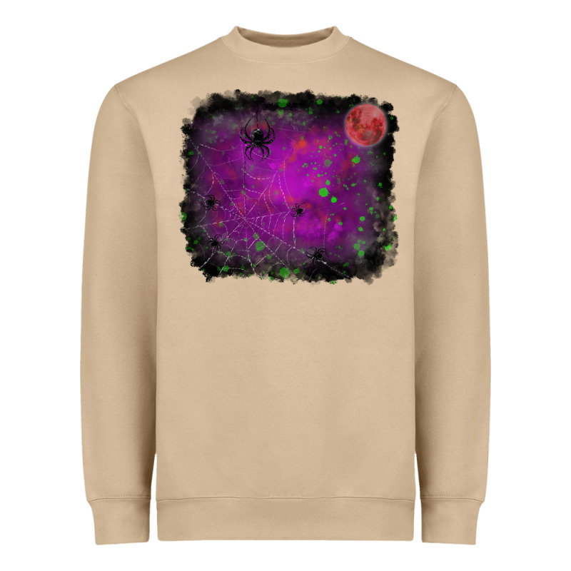 Halloween Backround Moon Heavyweight Sweatshirt by RanaPortraitStore | Teevron