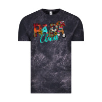 Cloud Black Papa Claus Vintage Tee - CowhideDigitalArt