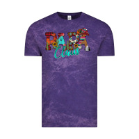 Cloud Purple Papa Claus Vintage Tee - CowhideDigitalArt