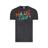 Vintage Black Papa Claus Vintage Tee - CowhideDigitalArt
