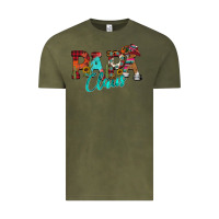 Vintage Olive Papa Claus Vintage Tee - CowhideDigitalArt