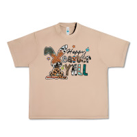 Burro Happy Easter Y'all Urban Heavy Tee - CowhideDigitalArt