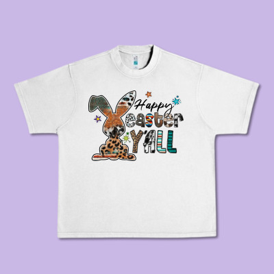Happy Easter Y'all Urban Heavy Tee Designed By Cowhidedigitalart