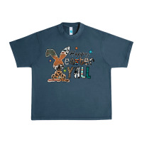 Midnight Navy Happy Easter Y'all Urban Heavy Tee - CowhideDigitalArt