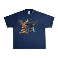 Navy Happy Easter Y'all Urban Heavy Tee - CowhideDigitalArt