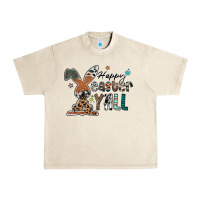 Sandshell Happy Easter Y'all Urban Heavy Tee - CowhideDigitalArt