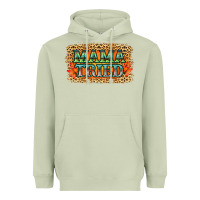 Matcha Leopard Floral Mama Tried Heavyweight Hoodie - Jasminsmagicworld