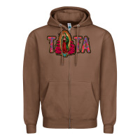 Chestnut tata lady of guadalupe Zipper Hoodie - Jasminsmagicworld
