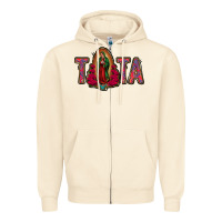 Sandshell tata lady of guadalupe Zipper Hoodie - Jasminsmagicworld