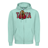 Seafoam tata lady of guadalupe Zipper Hoodie - Jasminsmagicworld
